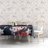 No Kings In America Since 1776 Tablecloth Grunge Style - Wonder Print Shop