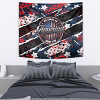 No Kings In America Since 1776 Tapestry Grunge Style - Wonder Print Shop