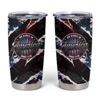 No Kings In America Since 1776 Tumbler Cup Grunge Style - Wonder Print Shop