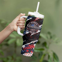 No Kings In America Since 1776 Tumbler With Handle Grunge Style - Wonder Print Shop
