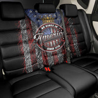No Kings In America Since 1777 Back Car Seat Cover Retro Vibe - Wonder Print Shop