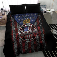 No Kings In America Since 1777 Bedding Set Retro Vibe - Wonder Print Shop