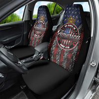 No Kings In America Since 1777 Car Seat Cover Retro Vibe - Wonder Print Shop