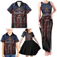 No Kings In America Since 1777 Family Matching Tank Maxi Dress and Hawaiian Shirt Retro Vibe - Wonder Print Shop