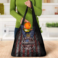 No Kings In America Since 1777 Grocery Bag Retro Vibe - Wonder Print Shop
