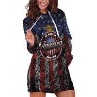 No Kings In America Since 1777 Hoodie Dress Retro Vibe - Wonder Print Shop