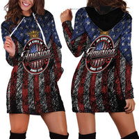 No Kings In America Since 1777 Hoodie Dress Retro Vibe - Wonder Print Shop