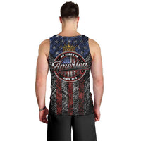 No Kings In America Since 1777 Men Tank Top Retro Vibe - Wonder Print Shop
