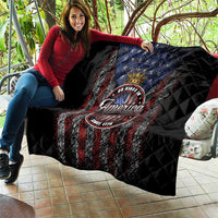 No Kings In America Since 1777 Quilt Retro Vibe - Wonder Print Shop