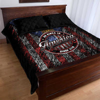 No Kings In America Since 1777 Quilt Bed Set Retro Vibe - Wonder Print Shop
