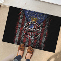 No Kings In America Since 1777 Rubber Doormat Retro Vibe - Wonder Print Shop
