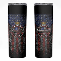 No Kings In America Since 1777 Skinny Tumbler Retro Vibe - Wonder Print Shop
