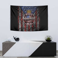 No Kings In America Since 1777 Tapestry Retro Vibe - Wonder Print Shop