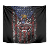 No Kings In America Since 1777 Tapestry Retro Vibe - Wonder Print Shop