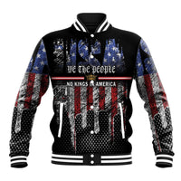 We The People Baseball Jacket No Kings In America Since 1776 - Wonder Print Shop