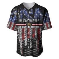 We The People Baseball Jersey No Kings In America Since 1776 - Wonder Print Shop