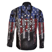 We The People Family Matching Tank Maxi Dress and Hawaiian Shirt No Kings In America Since 1776 - Wonder Print Shop