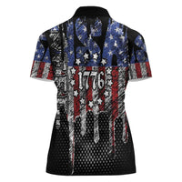 We The People Women Polo Shirt No Kings In America Since 1776 - Wonder Print Shop