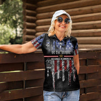 We The People Women Polo Shirt No Kings In America Since 1776 - Wonder Print Shop