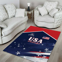 USA Cricket Area Rug US Team Play Bold Play Proud - Wonder Print Shop