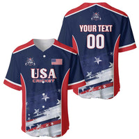 Custom USA Cricket Baseball Jersey US Team Play Bold Play Proud - Wonder Print Shop