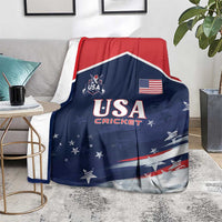 USA Cricket Blanket US Team Play Bold Play Proud - Wonder Print Shop