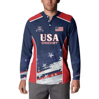Custom USA Cricket Button Sweatshirt US Team Play Bold Play Proud - Wonder Print Shop