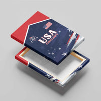 USA Cricket Canvas Wall Art US Team Play Bold Play Proud - Wonder Print Shop
