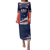Custom USA Cricket Family Matching Puletasi and Hawaiian Shirt US Team Play Bold Play Proud - Wonder Print Shop