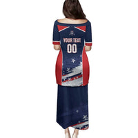 Custom USA Cricket Family Matching Puletasi and Hawaiian Shirt US Team Play Bold Play Proud - Wonder Print Shop