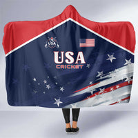 USA Cricket Hooded Blanket US Team Play Bold Play Proud - Wonder Print Shop