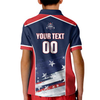 Custom USA Cricket Kid Polo Shirt US Team Play Bold Play Proud - Wonder Print Shop