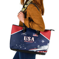 USA Cricket Leather Tote Bag US Team Play Bold Play Proud - Wonder Print Shop