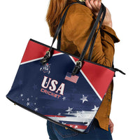 USA Cricket Leather Tote Bag US Team Play Bold Play Proud - Wonder Print Shop