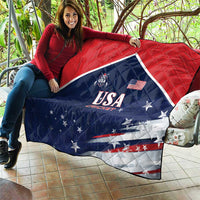 USA Cricket Quilt US Team Play Bold Play Proud - Wonder Print Shop