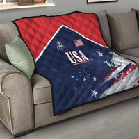 USA Cricket Quilt US Team Play Bold Play Proud - Wonder Print Shop