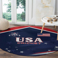 USA Cricket Round Carpet US Team Play Bold Play Proud - Wonder Print Shop