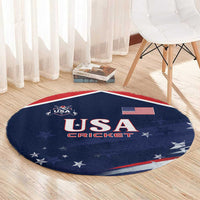 USA Cricket Round Carpet US Team Play Bold Play Proud - Wonder Print Shop