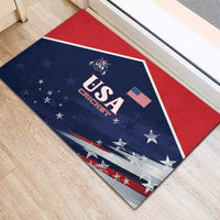 USA Cricket Rubber Doormat US Team Play Bold Play Proud - Wonder Print Shop
