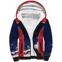 Custom USA Cricket Sherpa Hoodie US Team Play Bold Play Proud - Wonder Print Shop