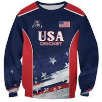 Custom USA Cricket Sweatshirt US Team Play Bold Play Proud - Wonder Print Shop