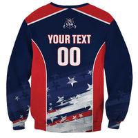 Custom USA Cricket Sweatshirt US Team Play Bold Play Proud - Wonder Print Shop