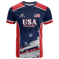 Custom USA Cricket T Shirt US Team Play Bold Play Proud - Wonder Print Shop