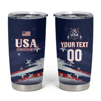 Custom USA Cricket Tumbler Cup US Team Play Bold Play Proud - Wonder Print Shop