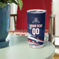 Custom USA Cricket Tumbler Cup US Team Play Bold Play Proud - Wonder Print Shop
