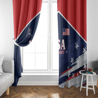 USA Cricket Window Curtain US Team Play Bold Play Proud - Wonder Print Shop