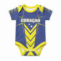 Personalized Curacao Flag Day Baby Onesie Pais Korsou