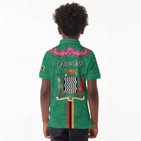 Personalized One Zambia One Nation Kid Polo Shirt Happy Independence Day