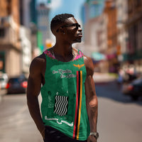 Personalized One Zambia One Nation Men Tank Top Happy Independence Day