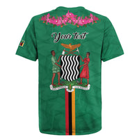 Personalized One Zambia One Nation Rugby Jersey Happy Independence Day